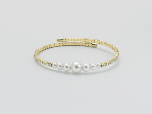 Bracciale Dorato con Perle KBRD1538G